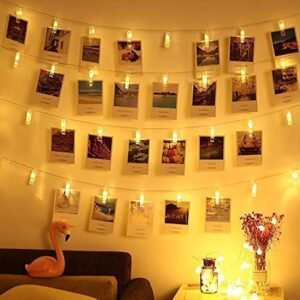 Photos Clip 16 LED String Lights for Photo Hanging